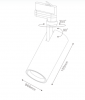 KALO TRACK SPOT 15W 3CCT BLACK